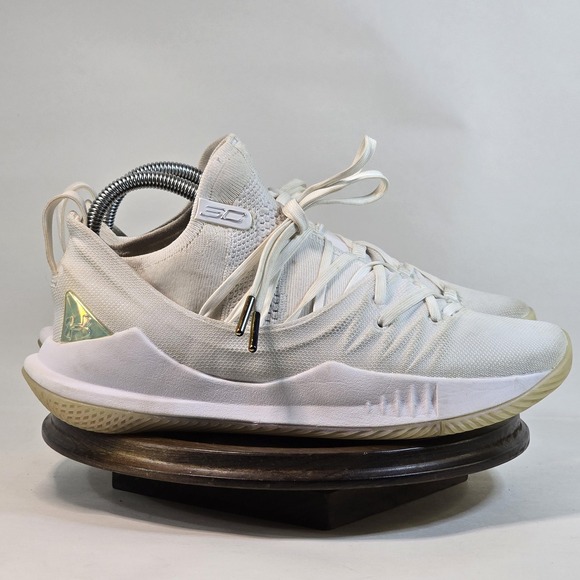 Under Armour Curry 5 Shoes Mens Size 7.5 Basketball Unleash Chaos 3021708-100 - Picture 1 of 13